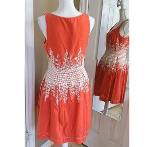 Max Studio Women's Knee Length embroidery dress size M